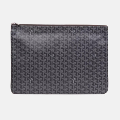 Goyard 2019 PVC Clutch Bag,40CM - 고야드 2019 PVC 남여공용 클러치백,GYB0136,40CM,그레이