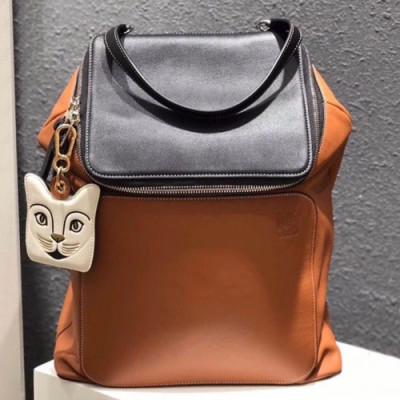 Loewe 2019 Goya Large Back Pack, 41CM - 로에베 2019 고야 남여공용 라지 백팩 ,LOEB0337, 41CM, 브라운(악세사리 단독구매)