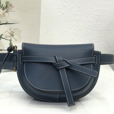 Loewe 2019 Gate  Hip Sack / Belt Bag,15CM - 로에베 2019 게이트 힙색 / 벨트백 ,LOEB0347, 15CM,네이비