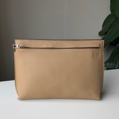 Loewe 2019 Clutch Bag,29.5CM - 로에베 2019 남여공용 클러치백 ,LOEB0353, 29.5CM, 다크베이지