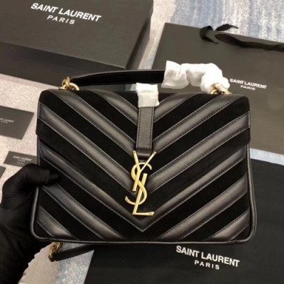 Saint Laurent 2019 Women Tote Shoulder Bag,32CM - 입생로랑 2019 여성용 토트 숄더백 2802,SLB0496,32CM,블랙