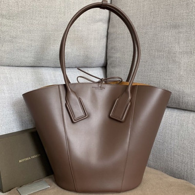 Bottega Veneta 2019 Basket Large Tote Shoulder Bag,34cm - 보테가 베네타 2019 바스켓 라지 토트 숄더백, 576836,BVB0331,34cm,브라운