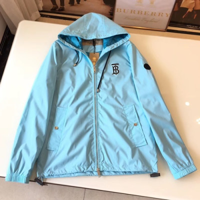 Burberry 2019 Mens Casual Windproof Hood Jacket - 버버리 남성 캐쥬얼 방풍 후드자켓 BURJK0192.Size(m - 2xl),스카이블루