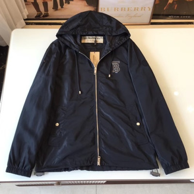 Burberry 2019 Mens Casual Windproof Hood Jacket - 버버리 남성 캐쥬얼 방풍 후드자켓 BURJK0193.Size(m - 2xl),블랙