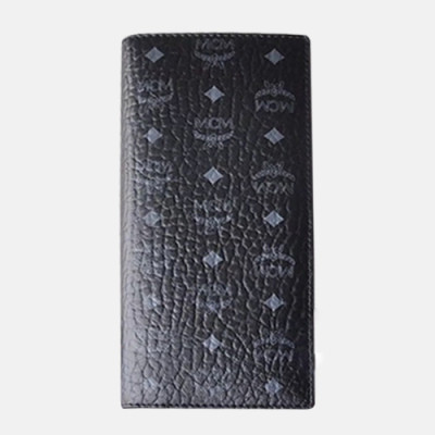 MCM 2019 Mens Wallet - 엠씨엠 2019 남성용 장지갑 MCMB0001,19cm.블랙