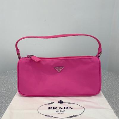 Prada 2019 Nylon Hobo Tote Shoulder Bag,24.5CM - 프라다 2019 나일론 호보 토트 숄더백,PRAB0065,24.5cm,핑크