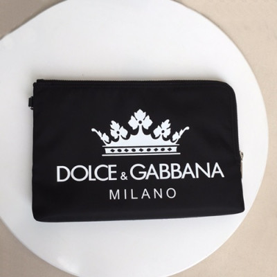 Dolce&Gabbana 2019 Nylon Clutch Bag ,29.5CM - 돌체 앤 가바나 2019 나일론 남성용 클러치백 DGB0109,29.5cm,블랙