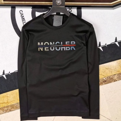 Mocler 2019 Mens Logo Silket Tshirt- 몽클레어 남성 로고 실켓 티셔츠 MONTS0102.Size(M- 3XL).컬러(블랙/화이트)