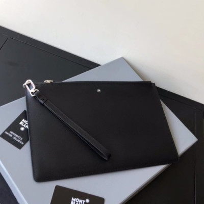 Mont Blanc 2019 Mens Clutch Bag - 몽블랑 2019 남성용 클러치백,MBB0012,블랙