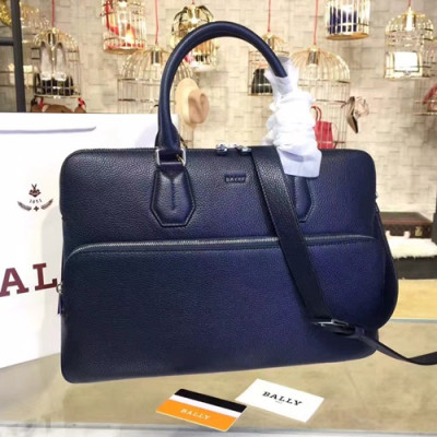 Bally 2019 Leather  Mens Business,40cm  - 발리 2019 레더 남성용 서류가방, BALB0111,40cm,네이비