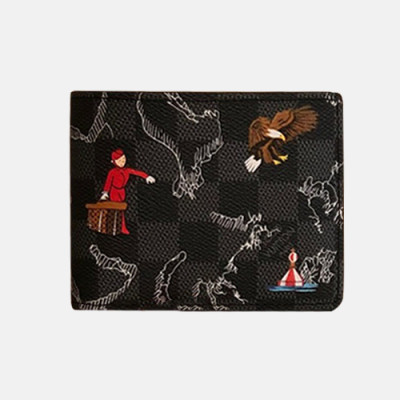 Louis Vuitton 2019 Wallet M60895 - 루이비통 2019 남여공용 반지갑 LOUW0262.Size(12cm).블랙