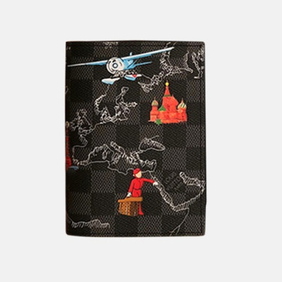 Louis Vuitton 2019 Monogram Passport Case M64411 - 루이비통 2019 모노그램 남여공용 여권지갑  LOUW0265.Size(14CM).블랙