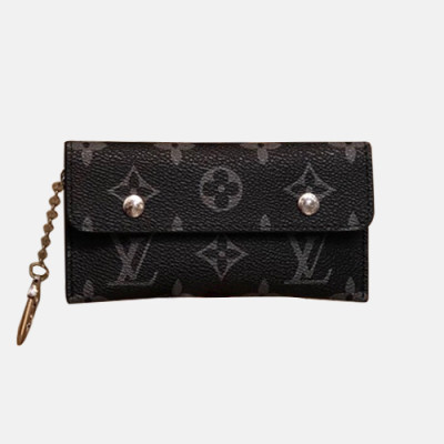 Louis Vuitton 2019 Monogram Key Purse,M60029,11cm  - 루이비통 2019 모노그램 남여공용 키 퍼스 LOUW0268,11cm,블랙