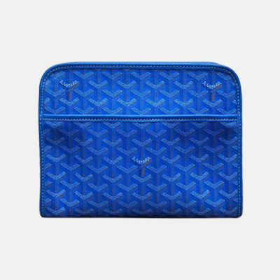 Goyard 2019 PVC Clutch Bag,24.5CM - 고야드 2019 PVC 남여공용 클러치백,GYB0205,24.5CM,블루