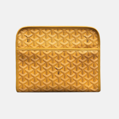 Goyard 2019 PVC Clutch Bag,24.5CM - 고야드 2019 PVC 남여공용 클러치백,GYB0206,24.5CM,옐로우