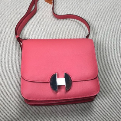 Hermes 2019 2002 Ever Color Leather Shoulder Bag ,20cm - 에르메스 2019 2002 에버컬러 레더 숄더백 HERB0760,20cm,핑크