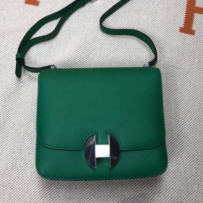 Hermes 2019 2002 Ever Color Leather Shoulder Bag ,20cm - 에르메스 2019 2002 에버컬러 레더 숄더백 HERB0764,20cm,그린