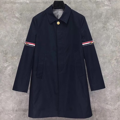 Thom Browne 2019 Mens Casual Classic Coat  - 톰브라운 2019 남성 캐쥬얼 클래식 코트 THOST0099,사이즈(1-4), 네이비