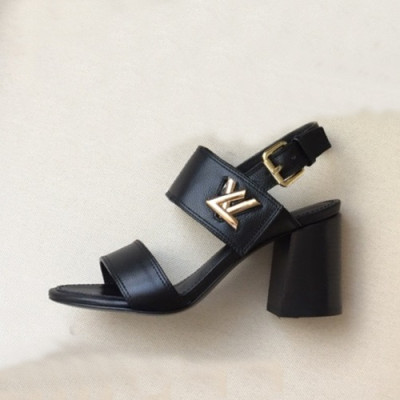 Louis Vuitton 2019 Ladies Leather Sandal - 루이비통 2019 여성용 레더 샌들 LOUS0007.Size(225 - 245).블랙