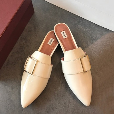 Bally 2019 Ladies Leather Bloafer Slipper - 발리 2019 여성용 레더 블로퍼 슬리퍼, BALS0008.Size(225 - 250),아이보리