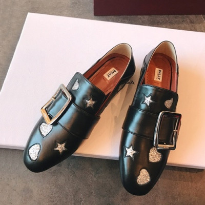 Bally 2019 Ladies Leather Loafer - 발리 2019 여성용 레더 로퍼, BALS0019.Size(225 - 250),블랙