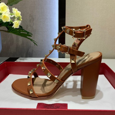 Valentino 2019 Ladies High Heel Sandal - 발렌티노 2019 여성용 하이 힐 샌들, VTS0004,Size(225 - 255),브라운