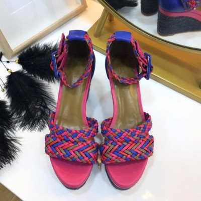 Hermes 2019 Ladies Wedge Sandal - 에르메스 2019 여성용 웨지 샌들 HERS0024,Size(225-245).핫핑크