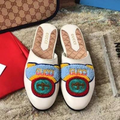 Gucci 2019 Ladies Slipper - 구찌 2019 여성용 슬리퍼 GUCS0062.Size(225 -  250).화이트