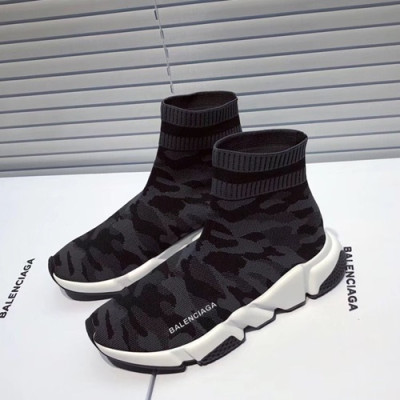 Balenciaga 2019 Ladies Speed Runner - 발렌시아가 2019 여성용 스피드러너 BALS0006,Size(225 - 245),다크그레이카모