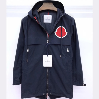 Moncler 2019 Mens Casual Windproof Trench Coat - 몽클레어 남성 캐쥬얼 바람막이 트렌치 코트 MONCT0144.Size(M - 3XL).네이비