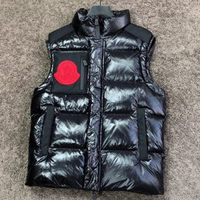 Moncler 2019 Mens Logo Casual Vest - 몽클레어 남성 로고 캐쥬얼 조끼 MON0186.Size(4 - 8).컬러(블랙)