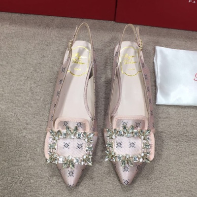 Roger Vivier 2019 Ladies Slingback - 로저비비에 2019 여성용 슬링백 RVS0043.Size(225 - 245).연핑크