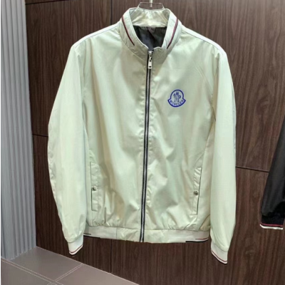 Moncler 2023 Mens Logo Cajual Jacket - 몽클레어 2023 남성 로고 캐쥬얼 자켓 MONJK0196,Size(m-3xl),블랙/화이트