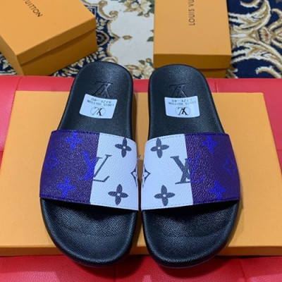 Louis Vuitton 2019 Mm/Wm Slipper - 루이비통 2019 남여공용 슬리퍼 LOUS0070.Size(225 - 280).블루+화이트