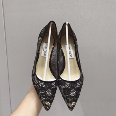 Jimmy Choo 2019 Ladies Lace Pumps High Heel - 지미츄 2019 여성용 레이스 펌프스 하이힐 ,JIMS0049.Size(215 - 250).블랙