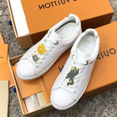 Louis Vuitton 2019 Ladies Leather Sneakers - 루이비통 2019 여성용 레더 스니커즈 LOUS0084.Size(225 - 245),화이트