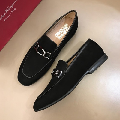 Ferragamo 2019 Mens Leather Loafer - 페라가모 2019 남성용 레더 로퍼 FGMS0007,Size(240 - 265).블랙