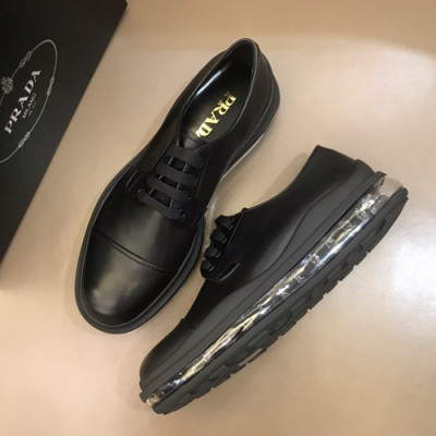 [매장판]Prada 2019 Mens Leather Loafer - 프라다 2019 남성용 레더 로퍼 PRAS0048.Size(245 - 265).블랙