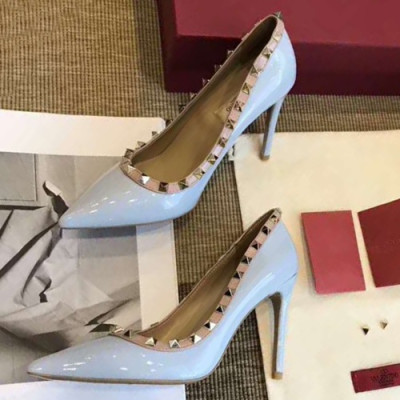 Valentino 2019 Ladies Leather Pumps High Heel - 발렌티노 2019 여성용 레더 펌프스 하이힐 VTS0042.Size(220 - 250).연스카이블루