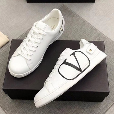 Valentino 2019 Mens Leather Sneakers - 발렌티노 2019 남성용 레더 스니커즈,VTS0053,Size(240 - 275).화이트