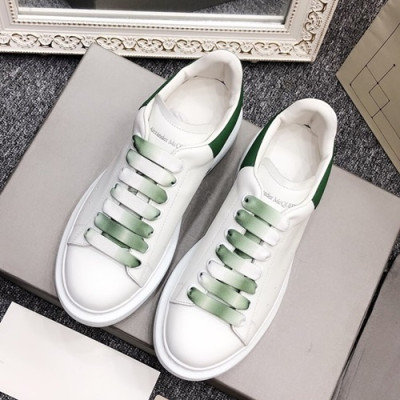 Alexander McQueen 2019 Mm/Wm Oversol Sneakers - 알렉산더맥퀸 2019 남여공용 오버솔 스니커즈 AMQS0006.Size(225 - 275).화이트+그린