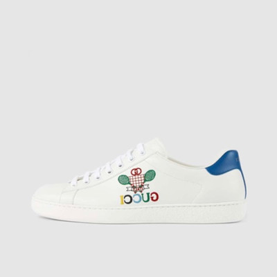 Gucci 2019 Mm/Wm Leather Sneakers - 구찌 2019 남여공용 레더 스니커즈 GUCS0171,Size(225 - 270).화이트