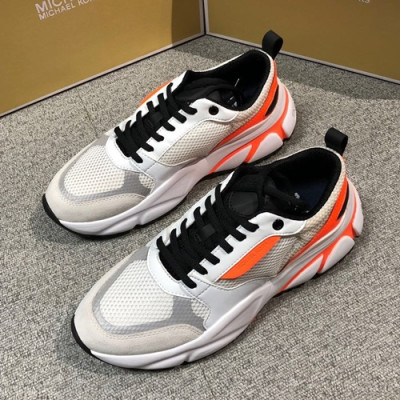 Michael Kors 2019 Mens Leather Running Shoes - 마이클 코어스 2019 남성용 레더 런닝 슈즈,MIKS0001,Size (245-265),화이트