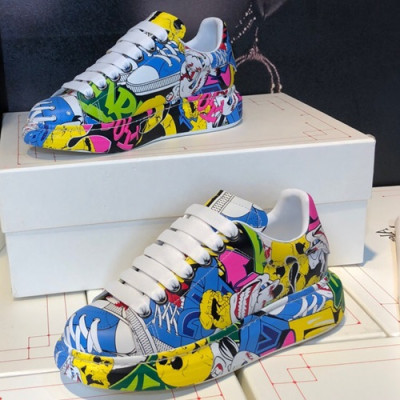 Alexander McQueen 2019 Mm/Wm Oversol Sneakers - 알렉산더맥퀸 2019 남여공용 오버솔 스니커즈 AMQS0030.Size(225 - 270).블루