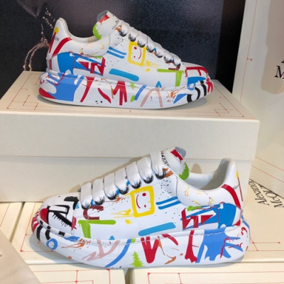 Alexander McQueen 2019 Mm/Wm Oversol Sneakers - 알렉산더맥퀸 2019 남여공용 오버솔 스니커즈 AMQS0031.Size(225 - 270).화이트