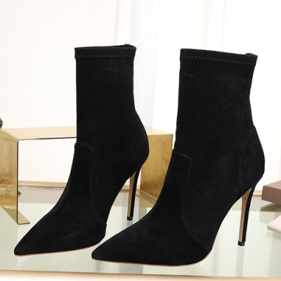 Gianvito Rossi 2019 Ladies High Heel Ankle Boots - 지안비토 로시 2019 여성용 하이힐 앵글 부츠 GRS0029,Size(225-250),블랙