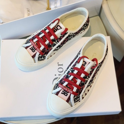 Dior 2019 Ladies Canvas Sneakers - 디올 2019 여성용 캔버스 스니커즈 DIOS0041.Size(225 - 250).아이보리