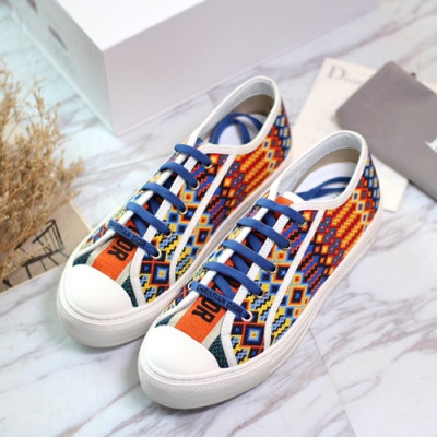 [매장판]Dior 2019 Ladies Sneakers - 디올 2019 여성용 스니커즈 DIOS0044.Size(225 - 250).화이트+오렌지