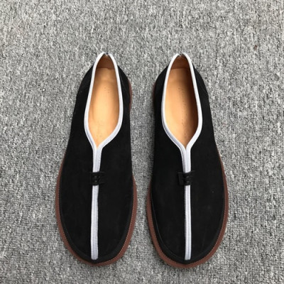 Alexander McQueen 2019 Mens Leather Slip On - 알렉산더맥퀸 2019 남성용 레더 슬립온 AMQS0045.Size (245 - 270).블랙