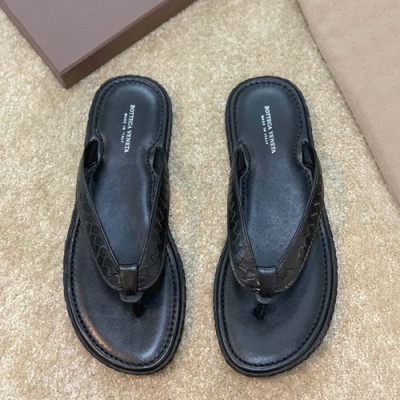 Bottega Veneta 2019 Mens Leather Slipper - 보테가베네타 2019 남성용 레더 슬리퍼, BVS0014.Size(245 - 265).블랙